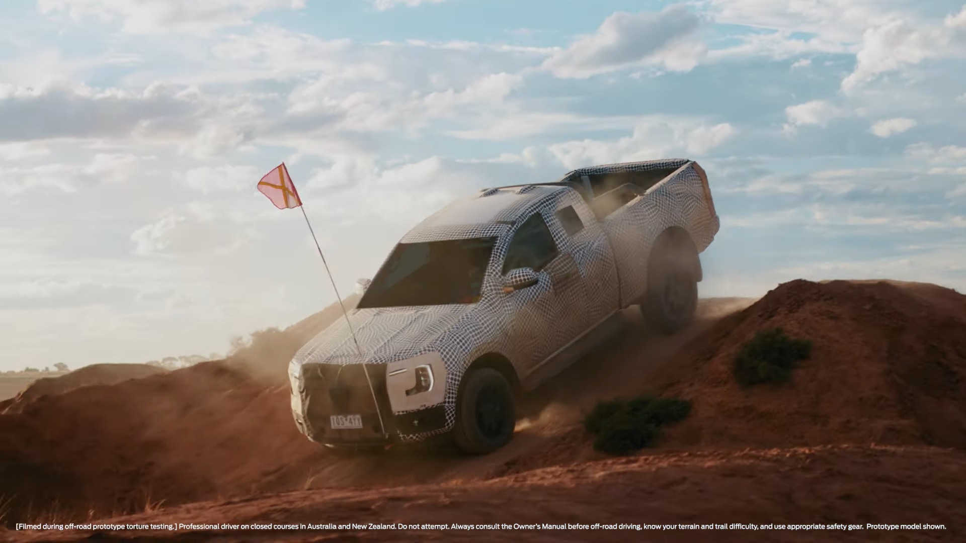 2023 Ford Ranger Teaser video shows the truck during rough tests