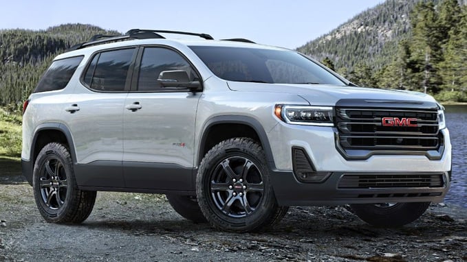 2020 GMC Acadia AT4 Priced at $42,495