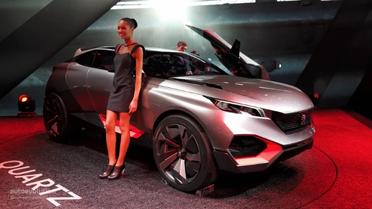 The Peugeot SUV of the Future in Paris: Quartz Concept