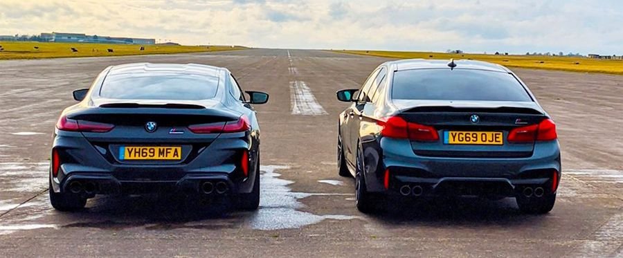 BMW M5 Drag Races M8 - Which Competition Model is Faster?