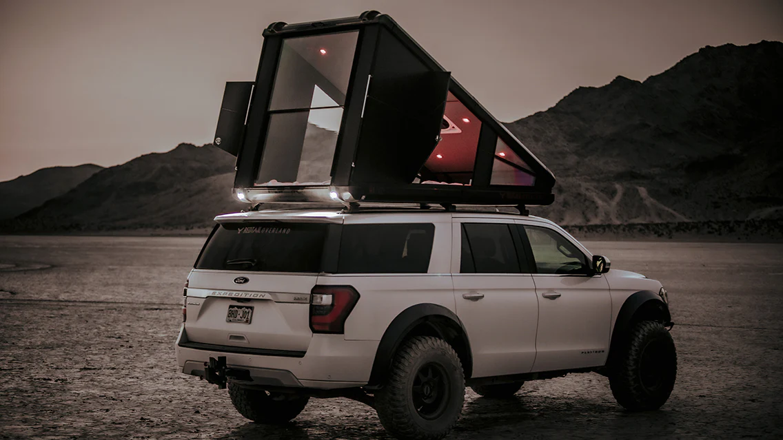 Redtail Overland Launches a Solar-Powered, Hard Sided Rooftop Camper