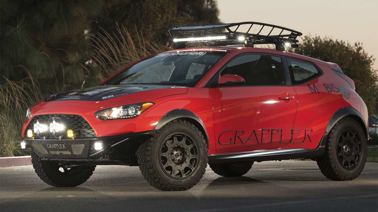 Hyundai Veloster Grappler Concept Arrives As Bizarre Off-Roader