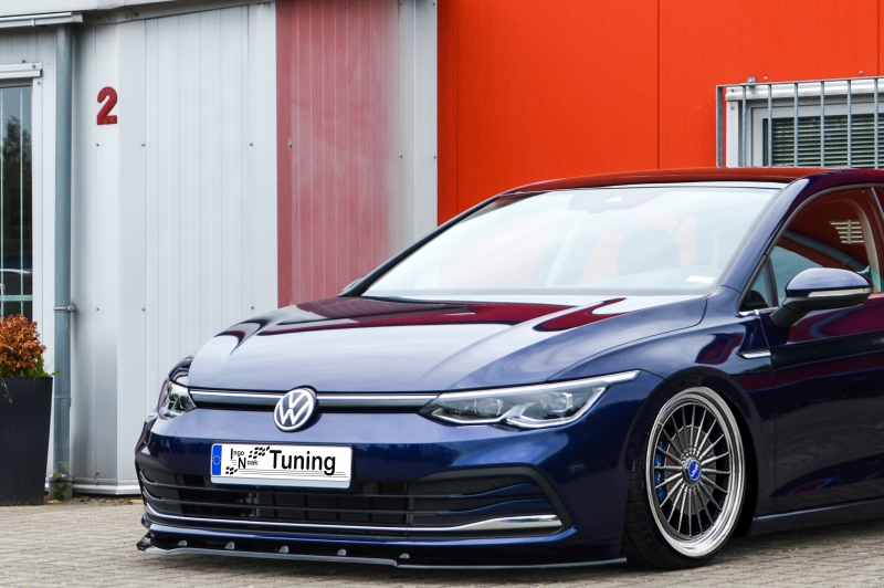 2020 VW Golf Mk8 Looks Great in Custom Body Kit and Funky Wheels