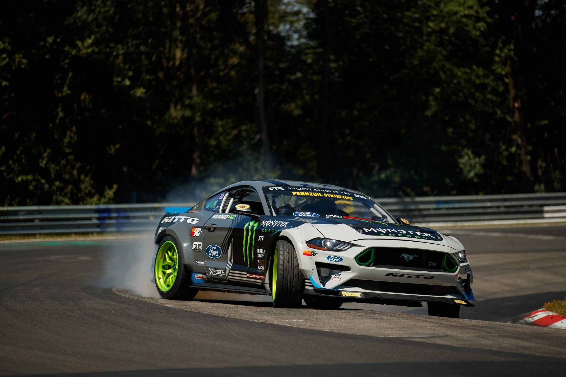 View the 900-HP Ford Mustang RTR Drifting The Entire Nurburgring [UPDATE]