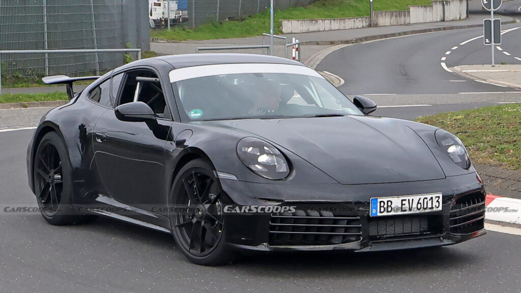 Next Porsche 911 GTS Spied Up Close Showing Sporty Upgrades