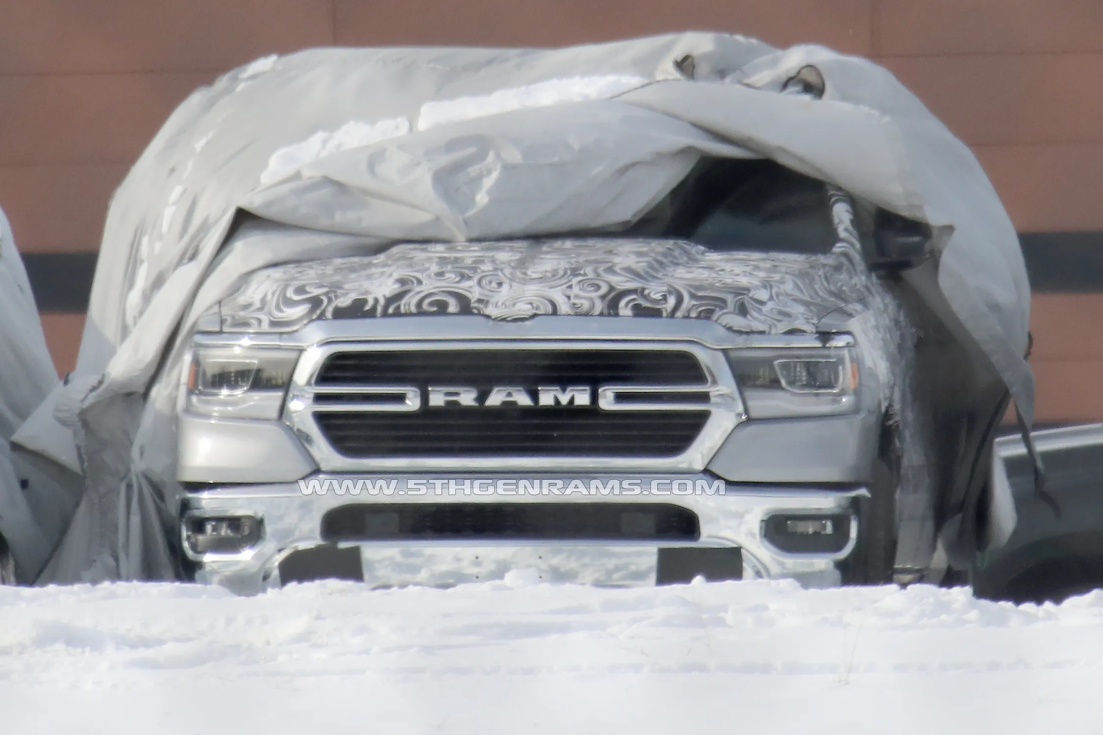 2019 Ram 1500 Fully Exposed with Its New Front End