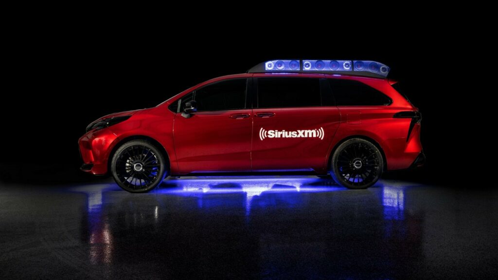 Toyota Sienna Remix, a mobile DJ booth designed for soccer moms