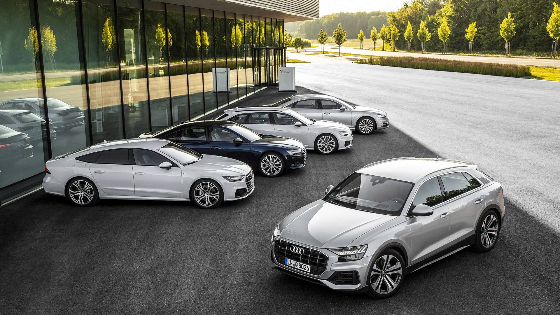 Audi's Biggest Cars Come Together for Family Portraits