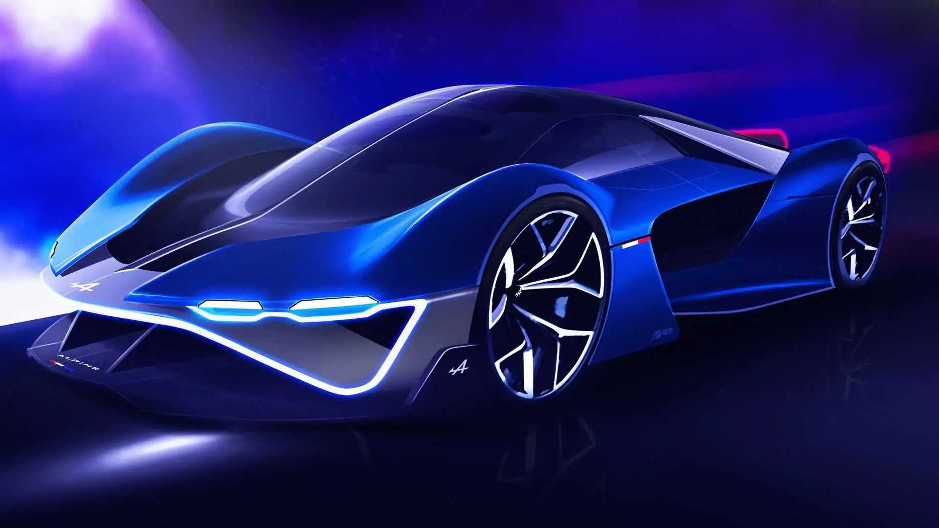 Alpine A4810 Concept Imagines Hydrogen Fuelled Supercar Starting in 2035