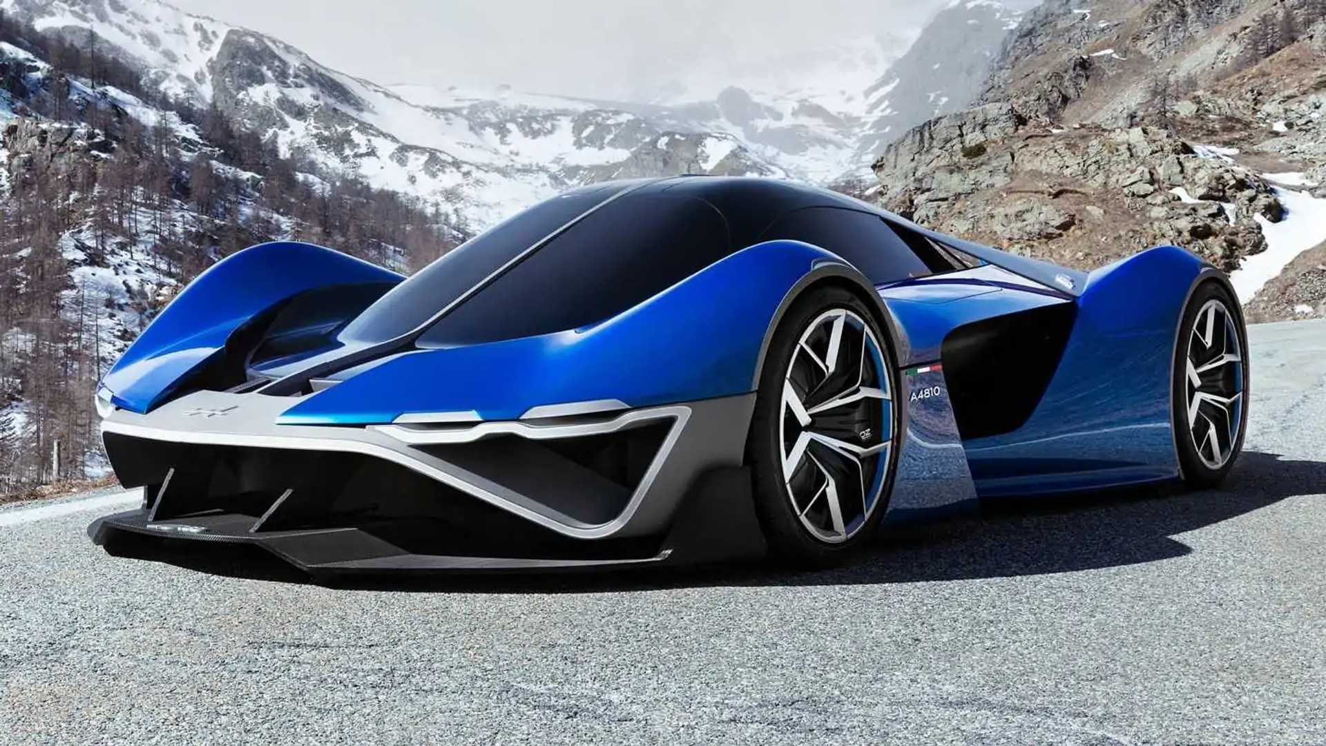 Alpine A4810 Concept Imagines Hydrogen Fuelled Supercar Starting in 2035