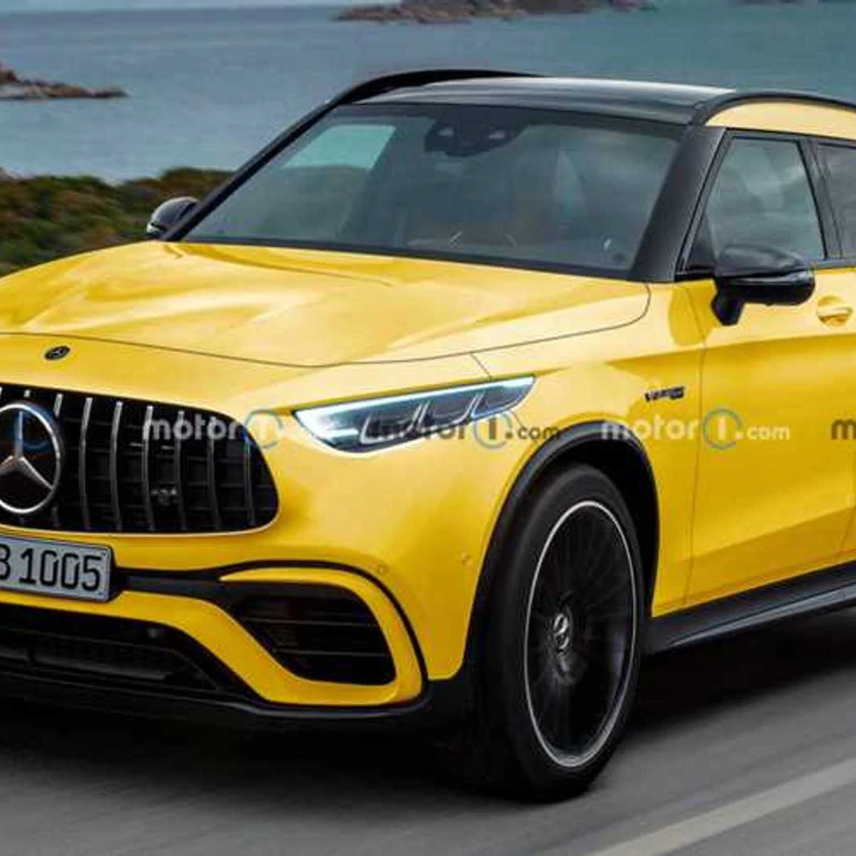 Official rendering of Rumored AMG-Dedicated SUV