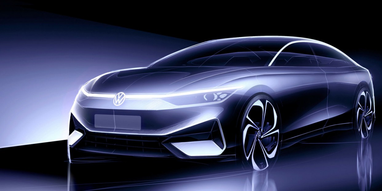 Volkswagen ID. Concept for Aero Sedan Teased before June 27 Debut