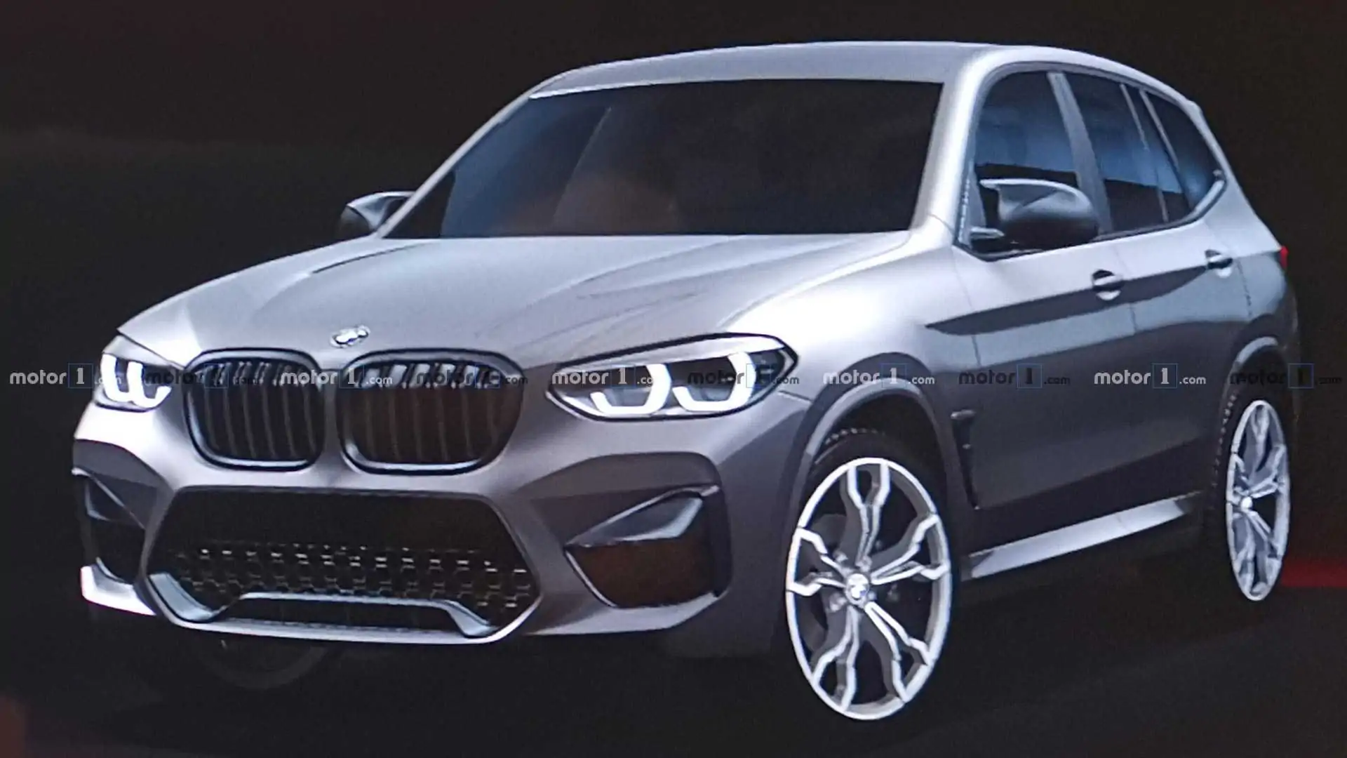 BMW X3 M Uncamouflaged on SUV's Digital Dashboard