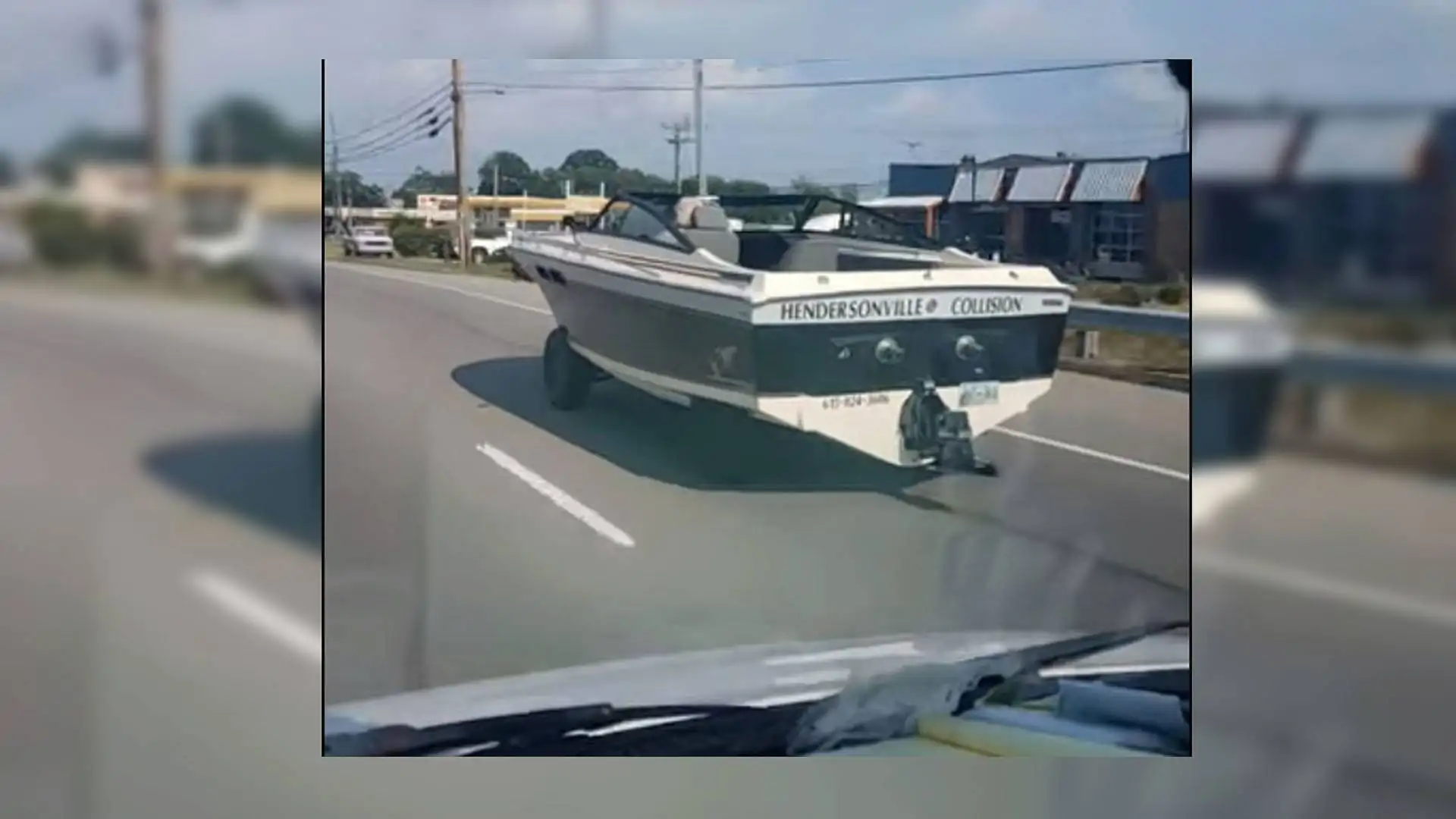 Boat on Wheels seen casually cruising Tennessee streets