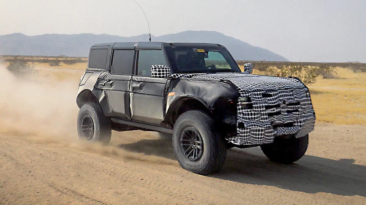 Ford Bronco Warthog Teaser photo shows 37-Inch "Hooves"