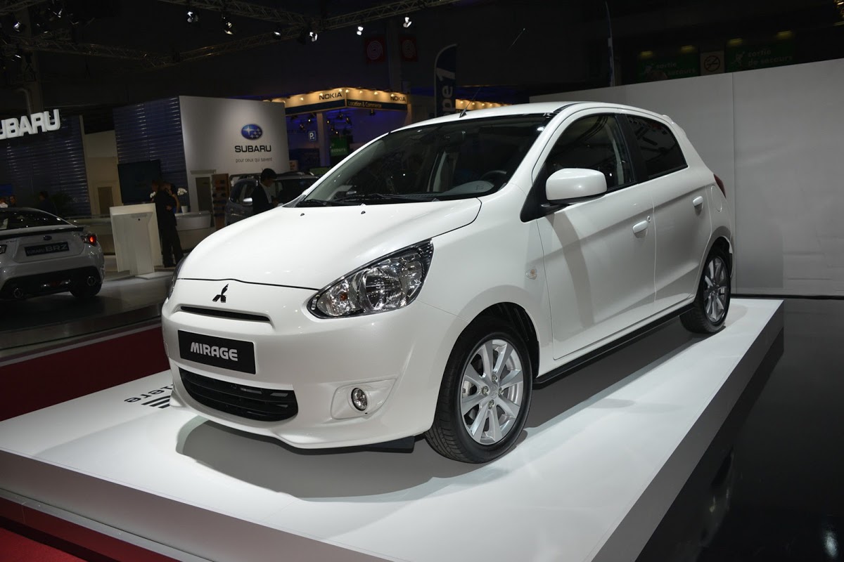 2013 Mitsubishi Mirage debuts in Paris