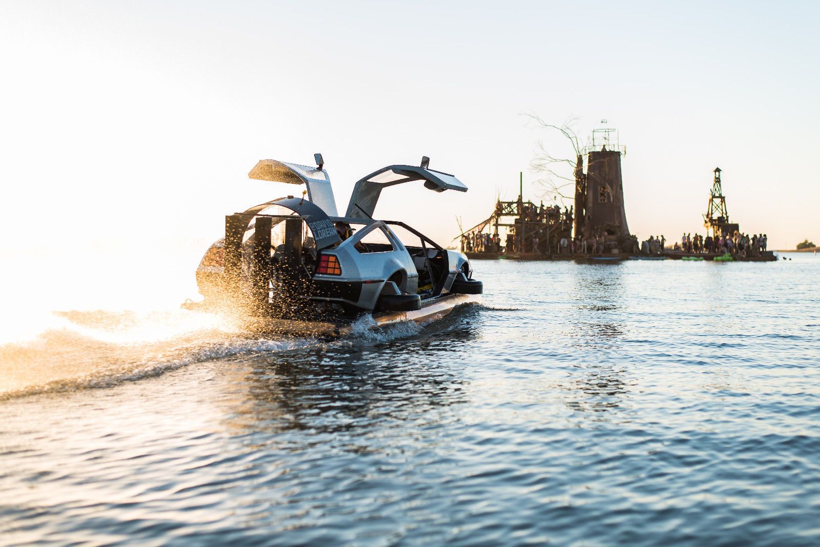 This DeLorean Hovercraft will cost you $45,000