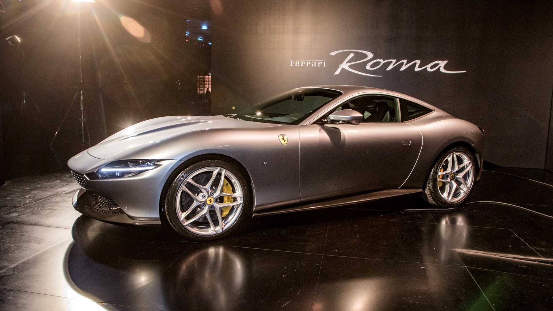 Home Ferrari Roma News  Ferrari Roma Shows Off Its Sleek Styling In Live Photos From Premiere