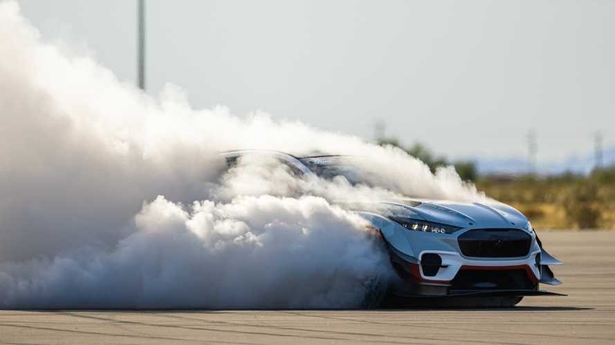 Ford Performance Teases Crazy Mustang Mach-E Tire Killing Machine