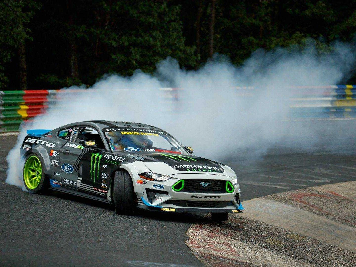 View the 900-HP Ford Mustang RTR Drifting The Entire Nurburgring [UPDATE]