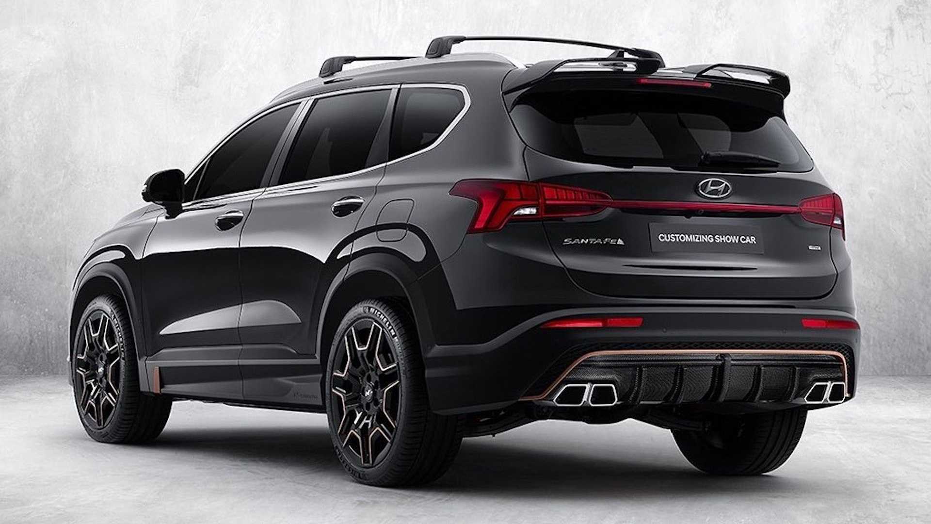 Hyundai Santa Fe gets radical visual bits with N Performance Parts