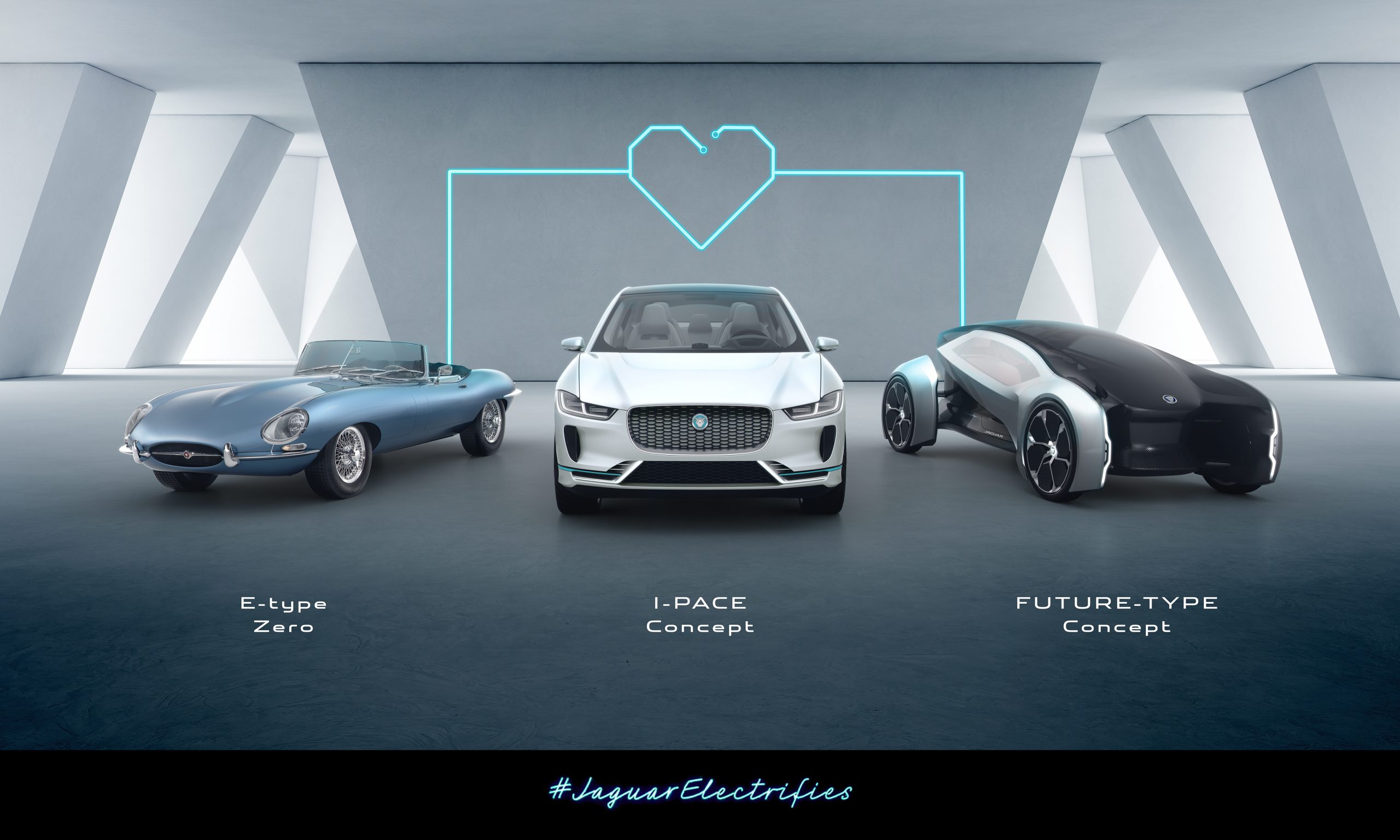 Jaguar unveils Future-Type Concepts and E-Type Jaguar Jaguar