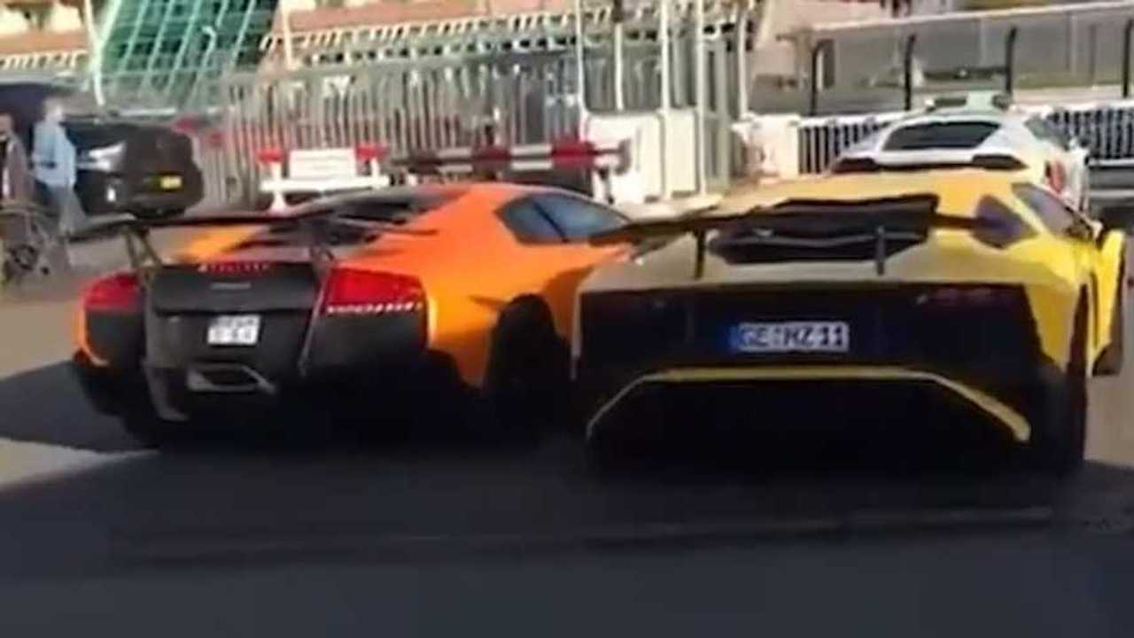 See Lamborghini Murcielago, Aventador In Low-Speed Bull Collision