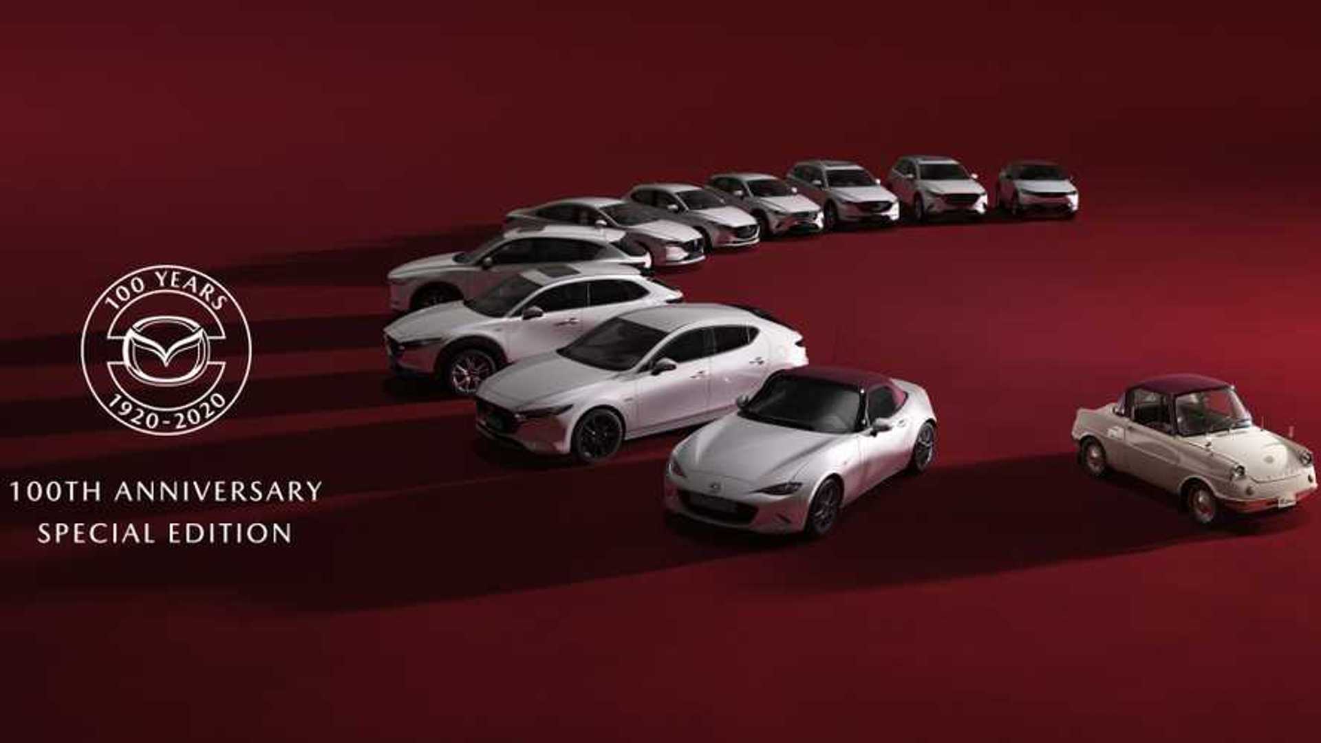 Mazda Celebrates the Centennial with an Anniversary Edition for Many Models