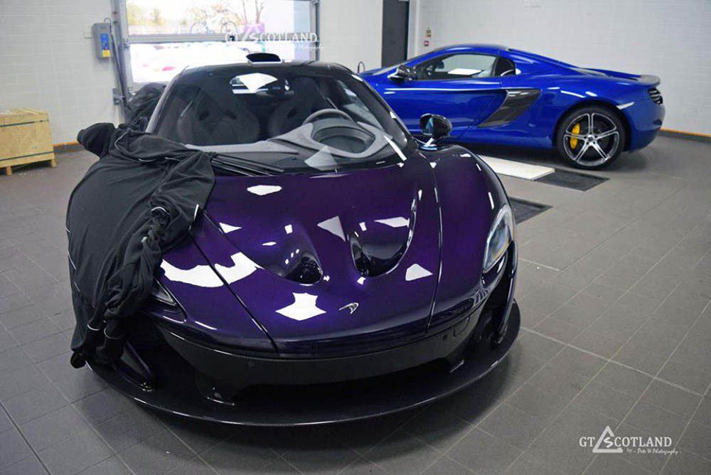 McLaren P1 receives purple paint from MSO