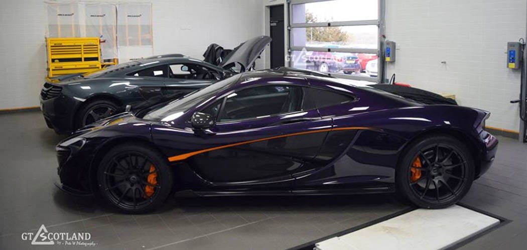 McLaren P1 receives purple paint from MSO