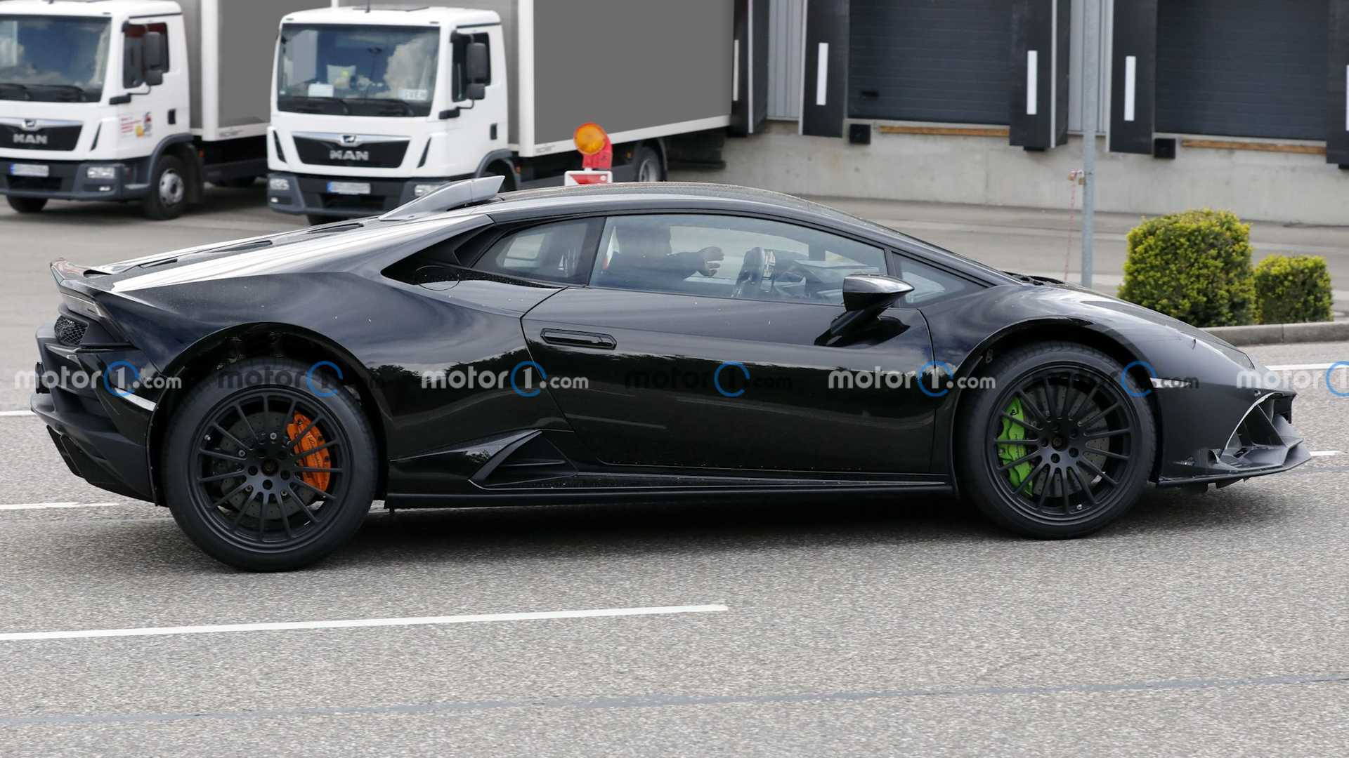 High-Riding Lamborghini Huracan Sterrato Spied Ready For Off-Road Fun