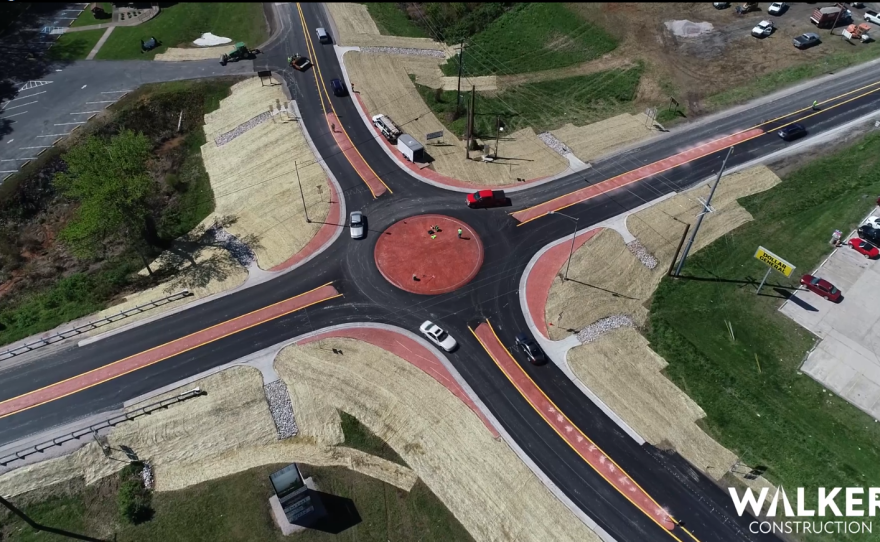 Kentucky residents still getting used to their new roundabout