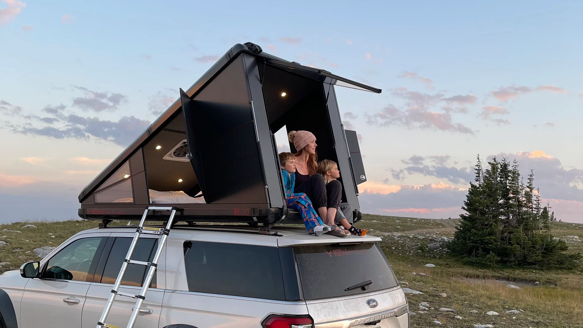 Redtail Overland Launches a Solar-Powered, Hard Sided Rooftop Camper