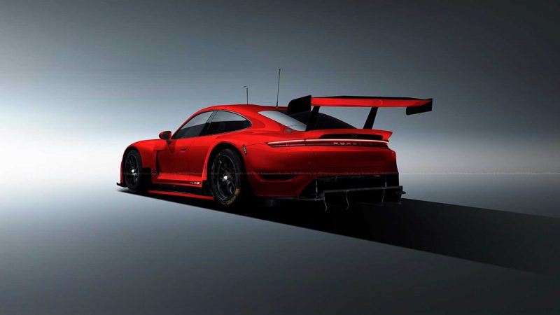 Porsche Taycan RSR Race Car Rendering Looks Electrifying