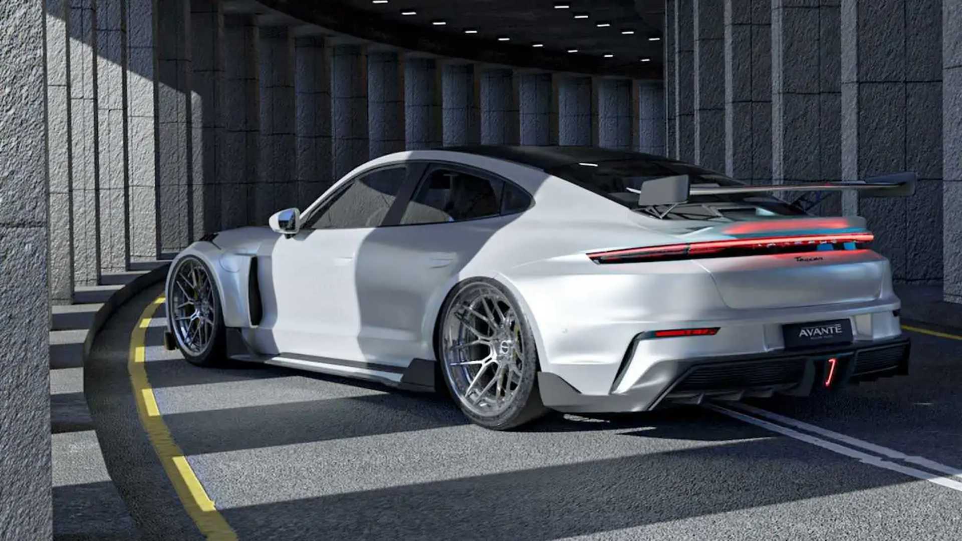 Avante Design Developing Sleek Body Kits For Porsche Taycan EV ...