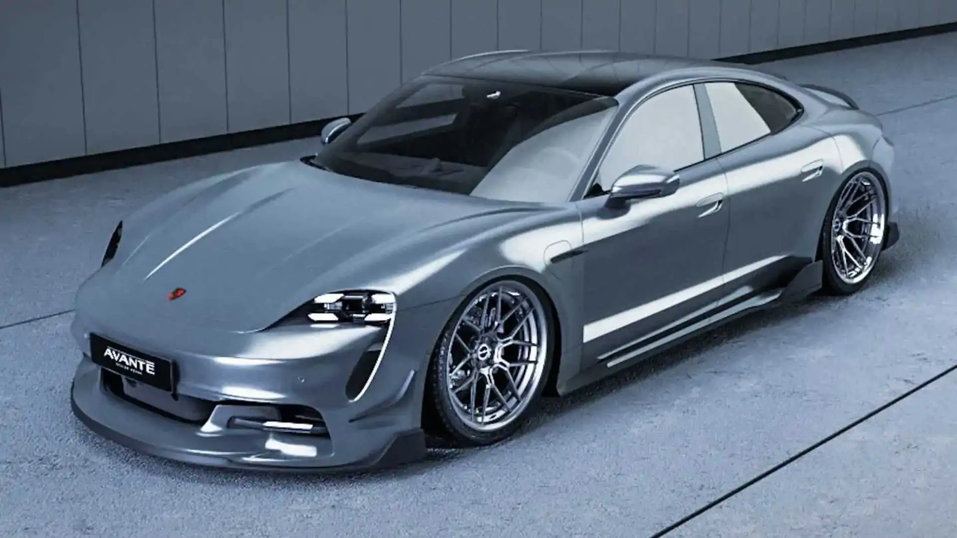 Avante Design Developing Sleek Body Kits For Porsche Taycan EV