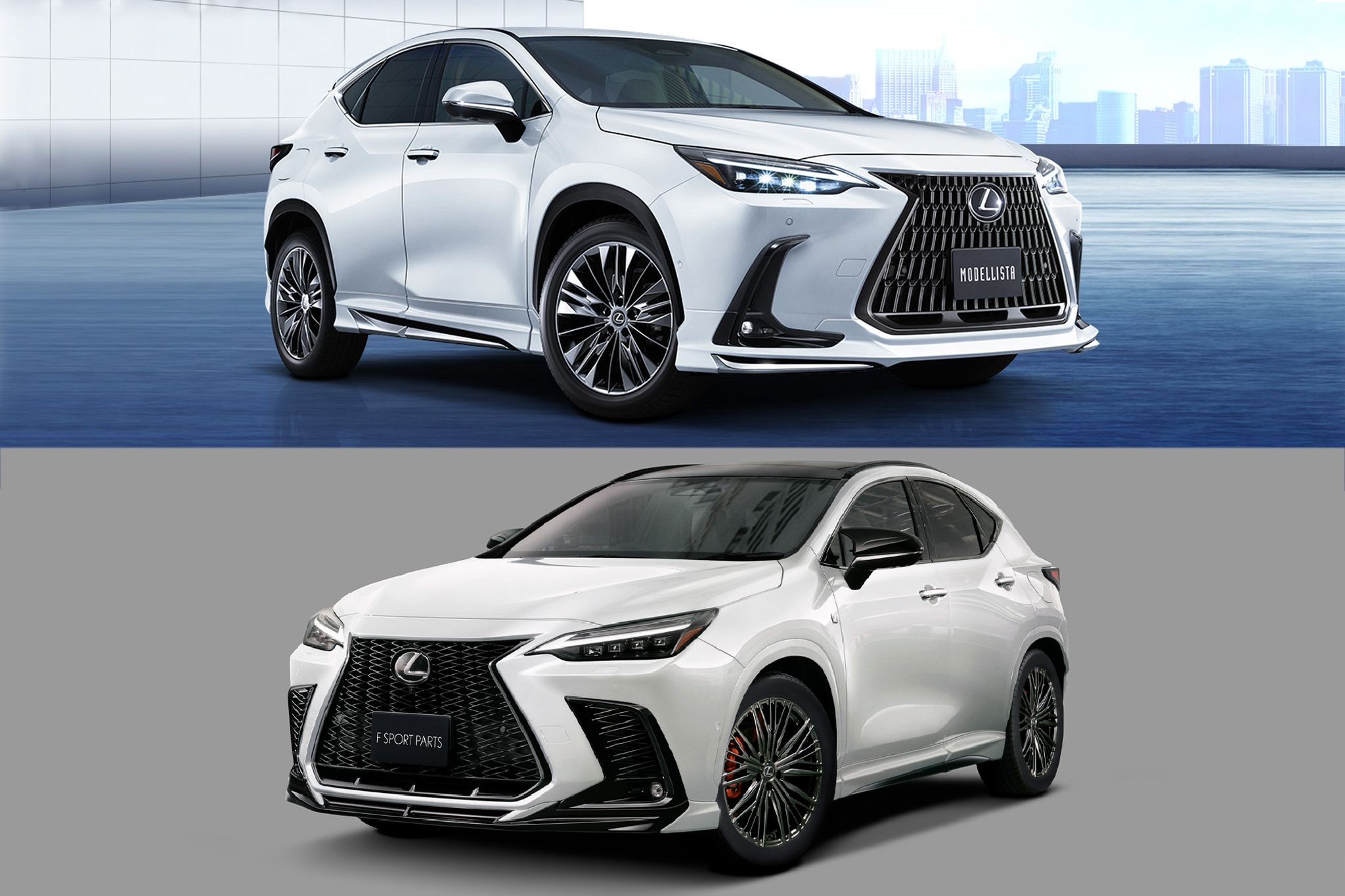 You can be sporty or classy with 2022 Lexus NX Modelista and TRD Parts