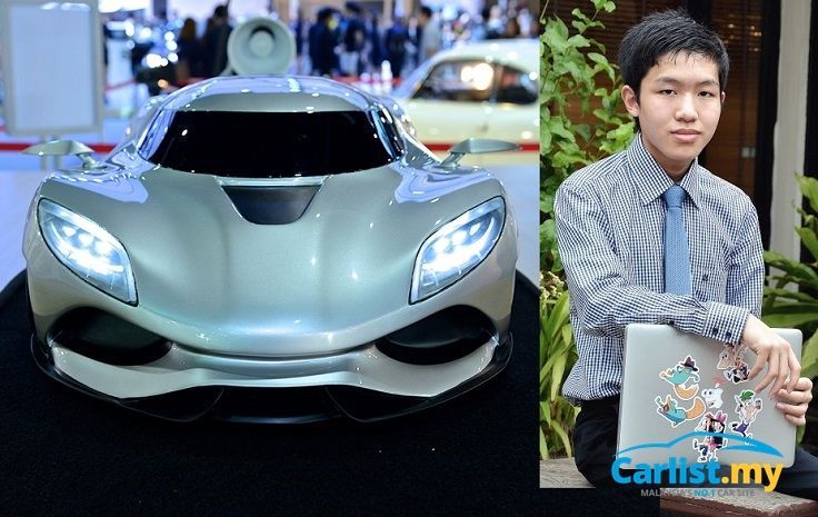 Koenigsegg Utagera concept created by a 15-year old displayed in Thailand