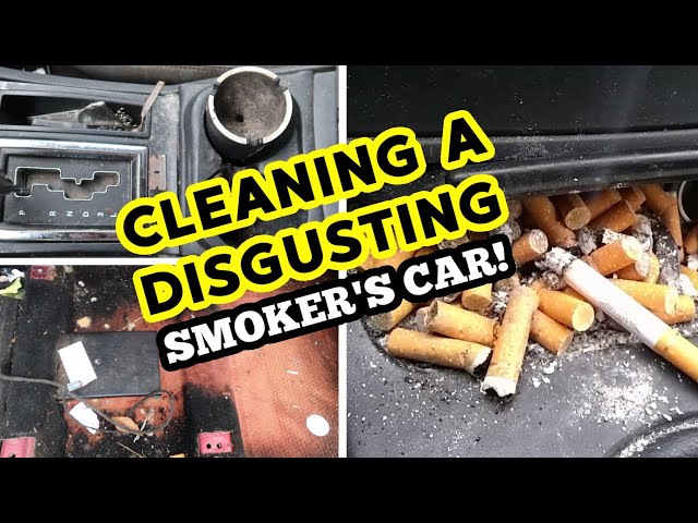 The Disgusting Honda Accord of Smoker Gets Much-Needed Cleaning