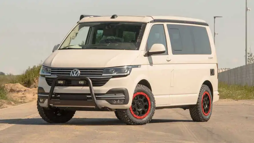 A VW Transporter Lifted Is Ready for an Off-Road Adventure