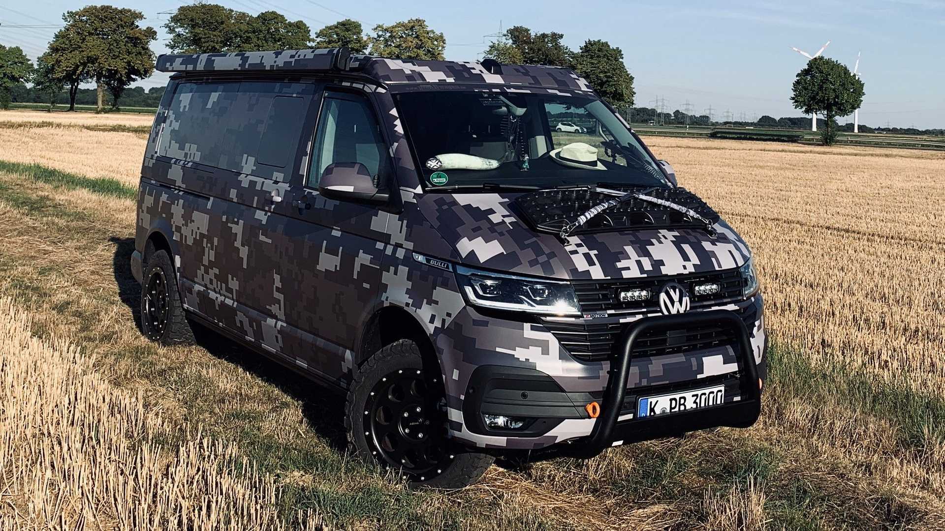 A VW Transporter Lifted Is Ready for an Off-Road Adventure