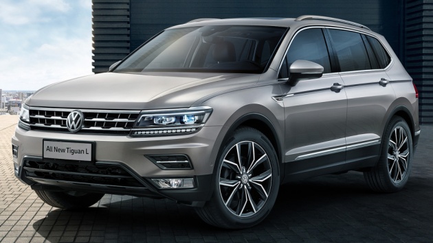 First official images of the VW Tiguan Allspace emerge