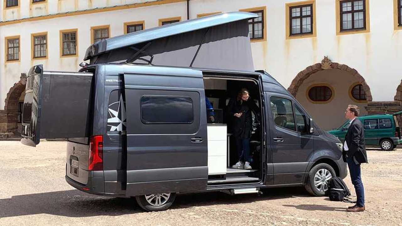 Westfalia James Cook is a Sprinter Camper with Slide-Out Bed