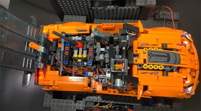 Electric Lego Corvette ZR1 with Manual Gearbox Hits the 'Dyno.