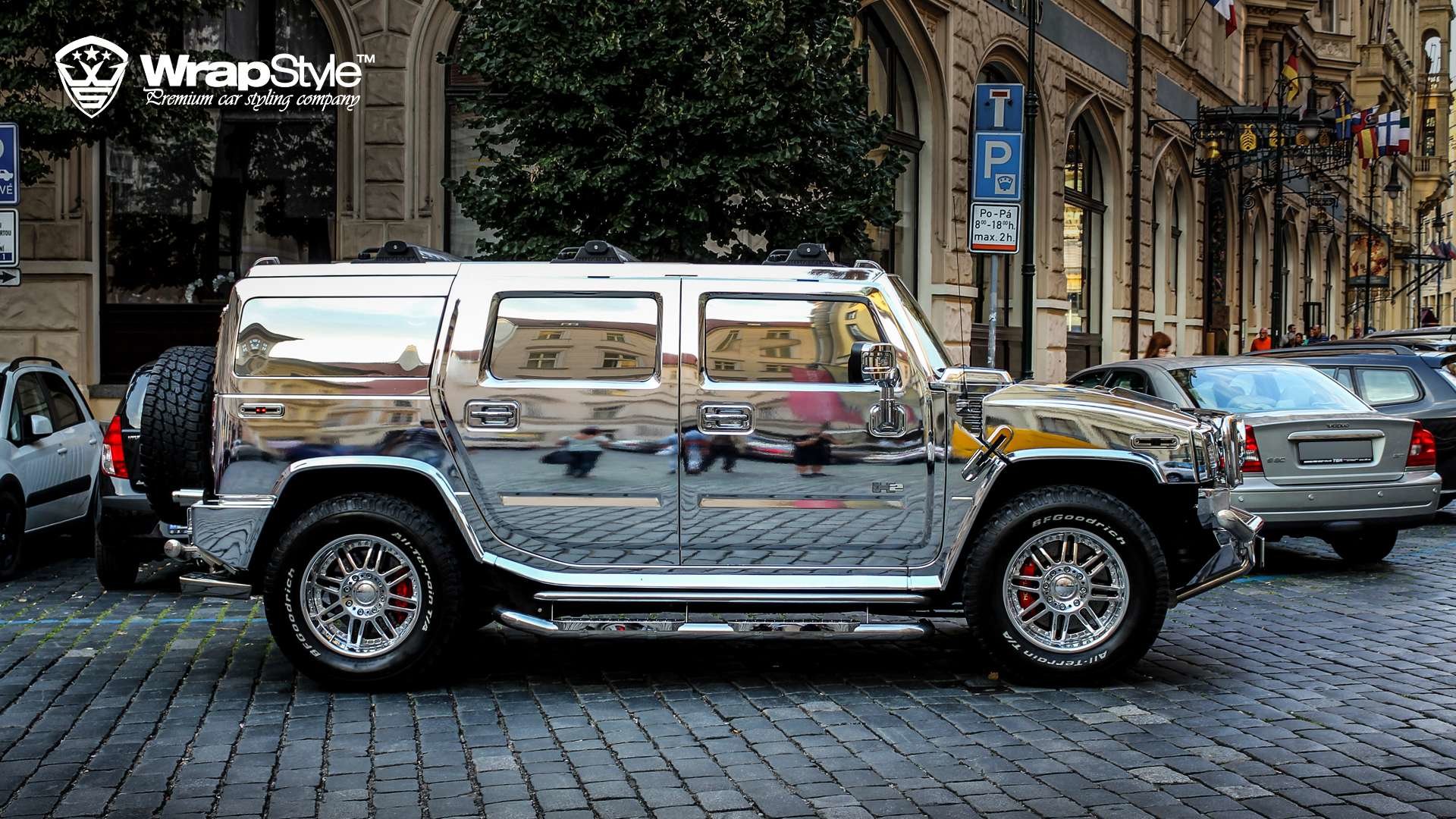 Hummer H2 gets chrome wrap - Art or Abomination!