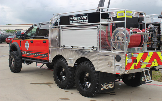 This Ford F-550 Brush Truck is Highly Modified