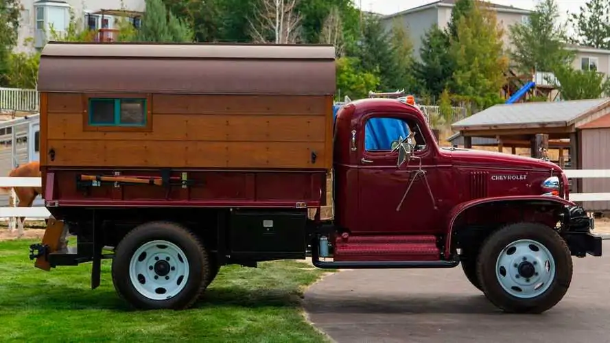 Chevrolet WWII Army Truck Converted into a Camper for Sale