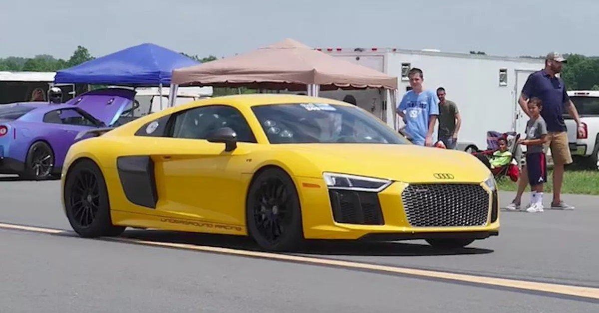 Watch the World's Fastest Audi R8 Cross 244 MPH in Half Mile