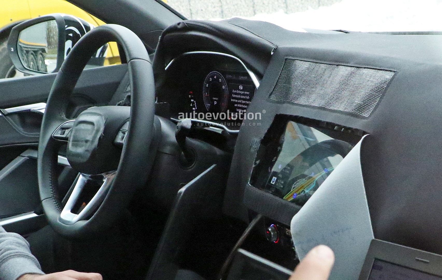 2019 Audi Q3 reveals most of its interior in new spy shots