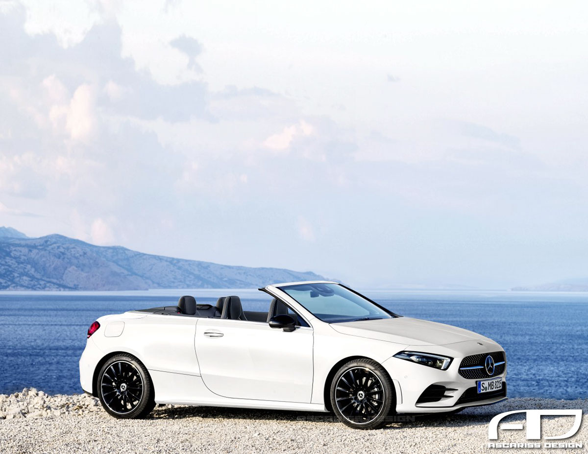 Mercedes-Benz A-Class Rendering Imagines Hatchback As Cabrio